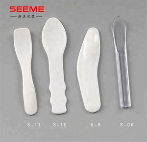 makeup tools small spatula plastic cream spatula