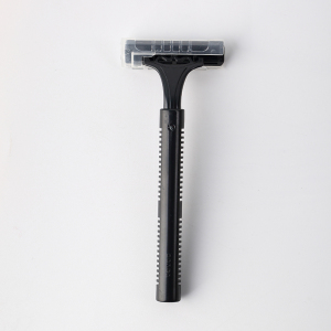 Mens plastic double blade safety disposable shaving razor