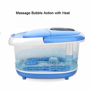 Multifunction Bubble Plastic Detox Heated Infrared Foot Spa Bath Massager Machine