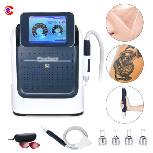 Multifunctional vertical 755nm picosecond 1064 nd yag 532 machine q switch nd yag laser tattoo removal