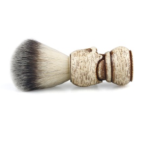 New Badger Hair Shaving Brush Skull Handle Beard Brush Skin-friendly Comfort Salon Facial Beard Cleaning Brush for men