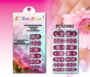 New design gel nail art stickers from Guangzhou 3d nail art supplies in 3d nail art