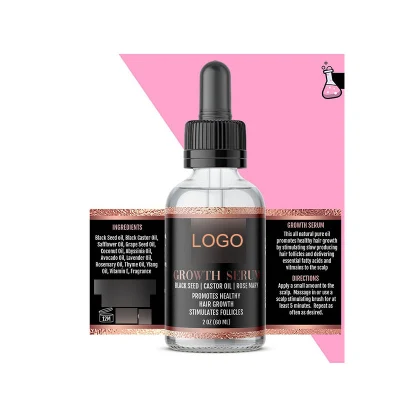OEM ODM 30ml 60ml 100ml 200ml Organic Formula Fast Strengthening Rosemary Oil for All Hair Types