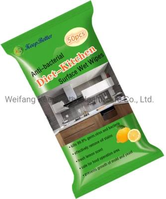 OEM Wholesale Cheap Disposable Soft Wet Tissue/Towel/Wet Wipes for Glass/ Glasses/Wood/Kitchen/Bathroom/Leather with CE/FDA/SGS