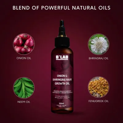 OEM/ODM Onion &amp; Bhringraj Hair Growth Oil