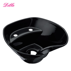 Plastic shampoo portable Black basin for salon equipment
