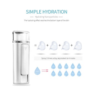 Portable USB Rechargeable Nano Handy Mist Sprayer, professional facial steamers