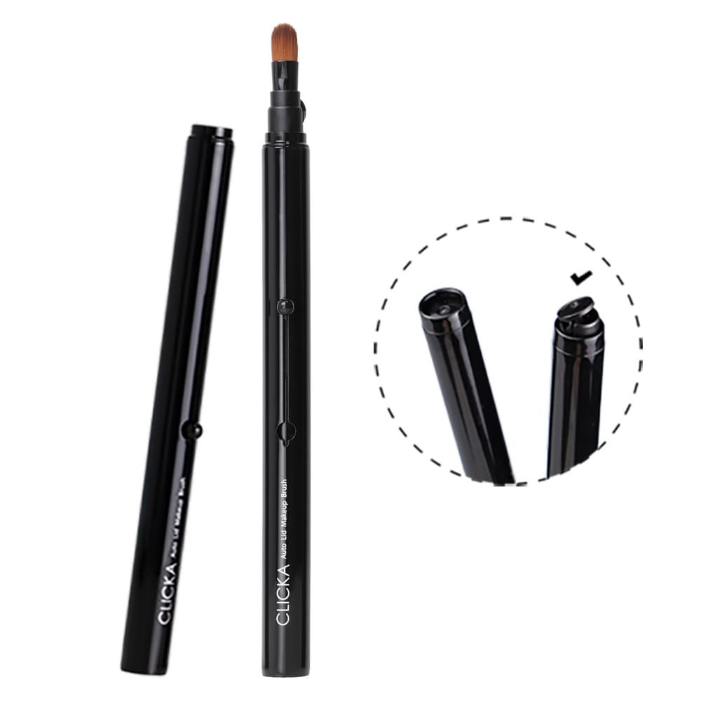 Retractable Automatic Lid Lip Eyeshadow Pointshadow Concealer Eyebrow Makeup Brush