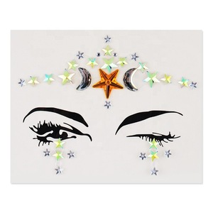 Rhinestone Mermaid Face Jewels Tattoo BODY STICKERS Crystal Tears Gem Stones Bindi Temporary Stickers