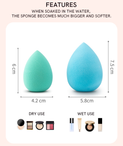 Top 5 wholesale korean latex free mini beauty face powder egg puff cosmetic tool makeup blender and foundation Sponge puff Latex