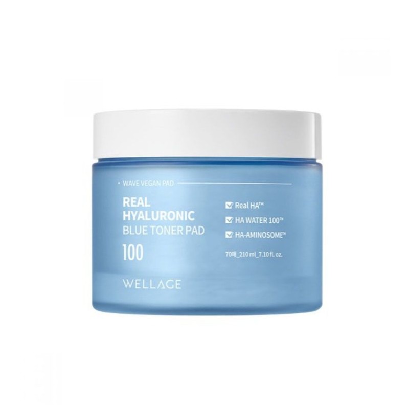 (Wellage) Real Hyaluronic Blue Toner Pad 210ml
