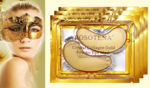 Wholesale Cosmetic  Anti Wrinkle Moisture Crystal Collagen Eye Mask/24k Crystal Collagen Gold Eye Mask