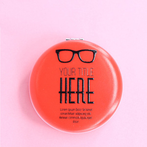 Wholesale Custom Compact Pocket Mirror Metal Pocket Mirror