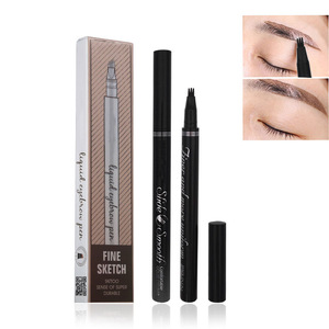 Wholesale Eyebrow Tattoo Tips Long Lasting Permanent Liquid Waterproof Private Label Eyebrow Pencil