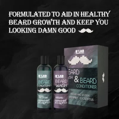 Wholesale OEM Private Label High Quality Beard Wash and Beard Conditioner Men Beard Care