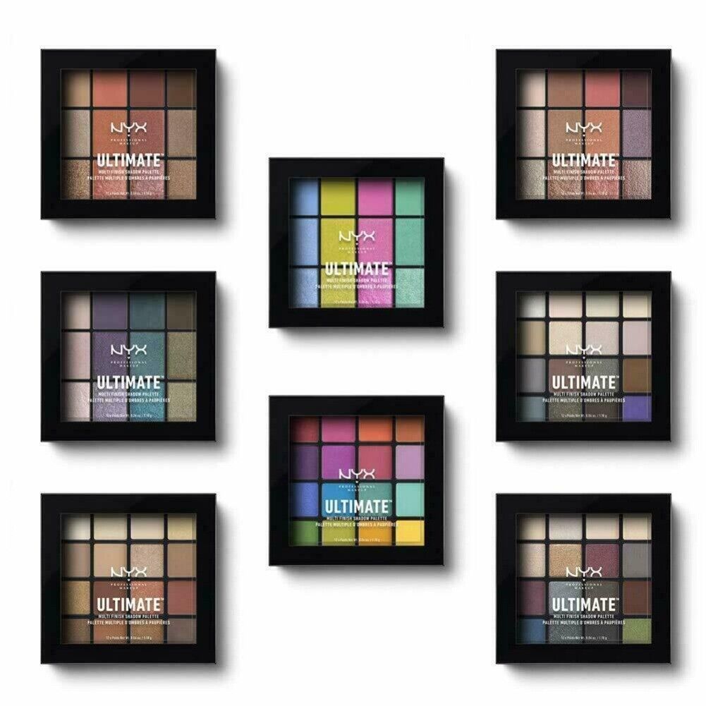 NYX PROFESSIONAL MAKEUP 16 Color Ultimate Shadow Palette, Eyeshadow Palette