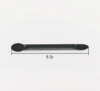 Black handle double-headed sponge eyeshadow brush - a portable eyeshadow makeup tool for concealing eye makeup.