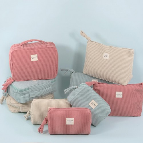 Cosmetic bag makeup pouch