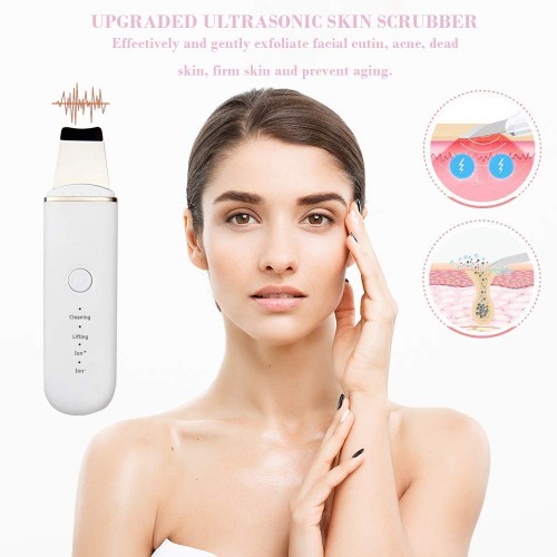 Factory Price Fashionable Personal Care Facial Skin Spatula Blackhead Remover Pore Cleaner Ultrasonic Skin Scrubber Machine