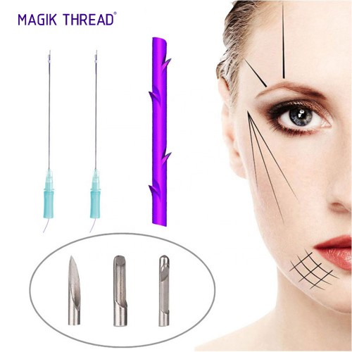 Korea sterile v line absorbable face twist mono barbed pdo nose lift thread tornado cog 3d 4d 6d pdo thread