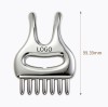 Multifunctional health care head massage comb four-in-one metal nose scraper artifact beauty tool
