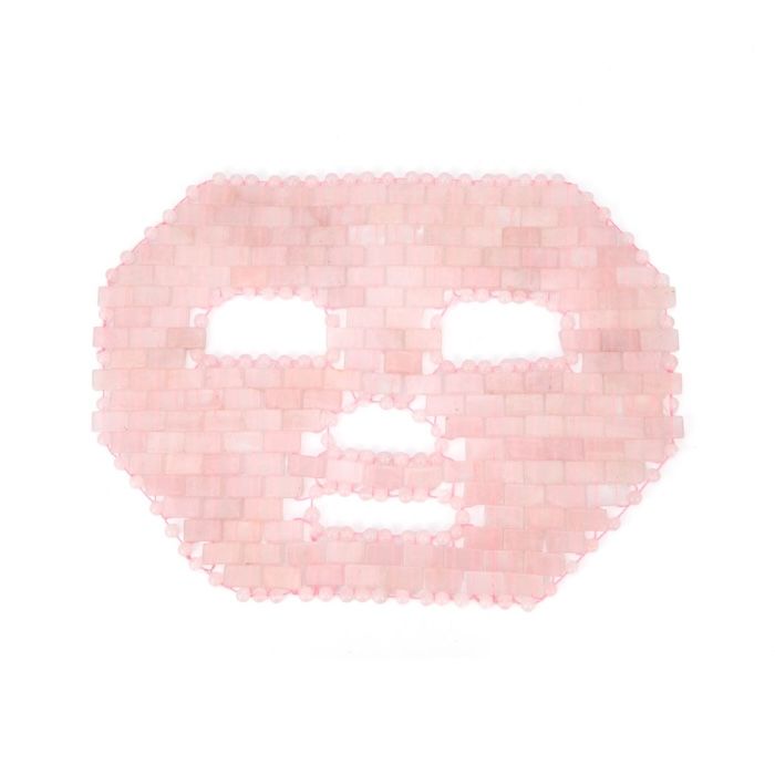 Rose Quartz New Crystal Jade Stone Facial Mask Hand-woven Beauty SPA Eye Curtain