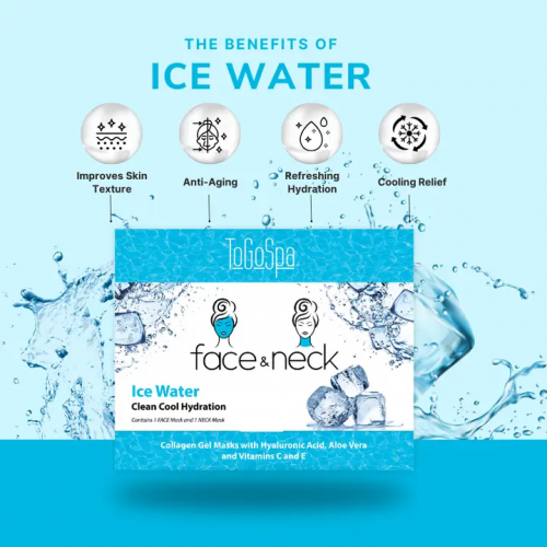 Ice Water Face & Neck Masks by ToGoSpa – Ultimate Hydration Combo