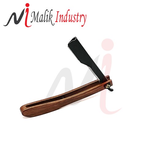 Custom Made High Quality Barber Straight Shaving Razor Cut Throat Folding Knife Plastic Handle