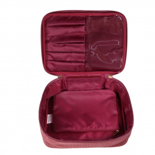 Cosmetic bag makeup pouch