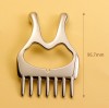 Multifunctional health care head massage comb four-in-one metal nose scraper artifact beauty tool
