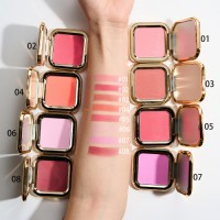 Cosmetics Blush Palette for Natural Nude Makeup with Matte Finish