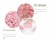 Rose Quartz New Crystal Jade Stone Facial Mask Hand-woven Beauty SPA Eye Curtain