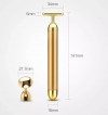 Multi-functional beauty instrument / Beauty bar 24k golden pulse facial 24k gold t shaped face thin Face facial massage vibrator t shape