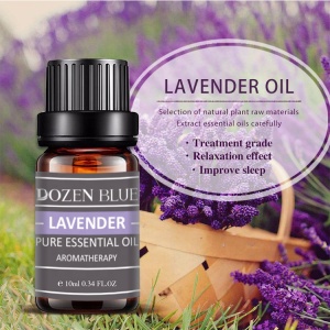 10Ml Top Grade Organic Natural Plant Extract 100% Pure Therapeutic Lavender Essential Oil