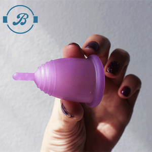 2017  Free Sample CE FDA Certificate 100% Hygiene Feminine Menstruation Lady Medical Silicone Menstrual Cup