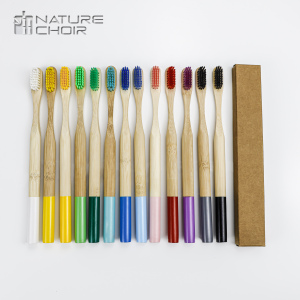 2020 Private Label Customize Disposable Eco Bamboo Products Travel Set Bamboo Soft Bristle Toothbrush