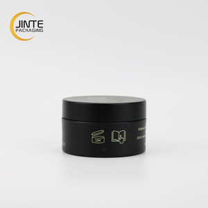 5g 10g 15g 30g 50g 60g 100g 150g 200g 250g PETG jar Matt black plastic cosmetic jar