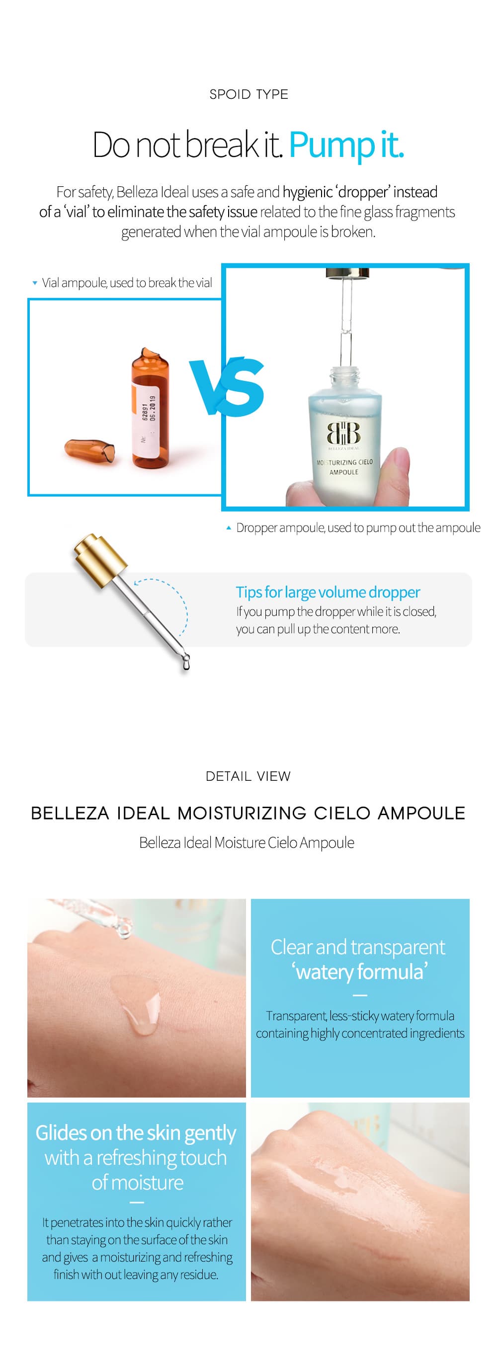 BELLEZA IDEAL MOISTURIZING CIELO AMPOULE