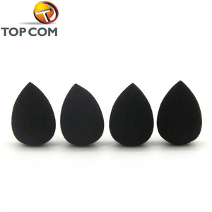 Black drop microfiber natural beauty sponge