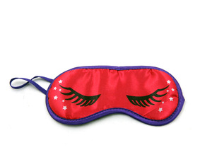 Comfortable Luxury Fashion Sleeping Eye Mask with eyelashes printed