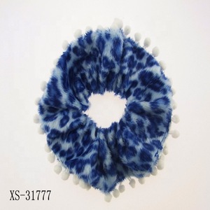 Cotton Beads Wholesale Women Hair Elastic Custom Velvet Bath Scrunchie