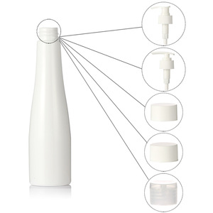 Custom Eco Friendly Empty PLA Plastic Biodegradable Cosmetic Packaging Shampoo Bottles with Pump cap, flip cap ect..