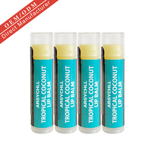 Custom Packaging Best Magic Moisturizer Lip Stick Organic Coconut Oil Lip Balm