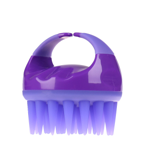 Custom silicone Scalp Massager Shampoo hair Brush