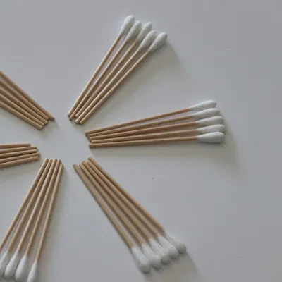 Degradable Bamboo Pure Cotton Cotton Buds FDA