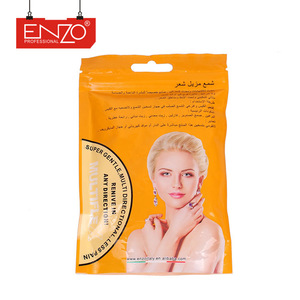 ENZO Professional wholesale Hot sale 100g hard wax beans hair removal elastic natural painless legs body hard depilatory hot wax