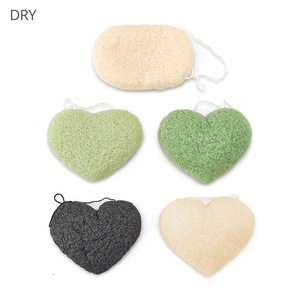 facial cleansing konjac sponge with Bamboo Charcoal made in China
