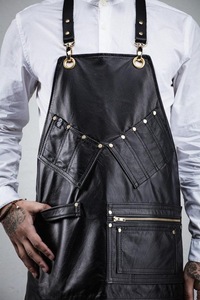 High quality barber denim apron cape for salon chef apron work apron