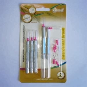 I and L interdental brush picks, 2 in 1, adjustable