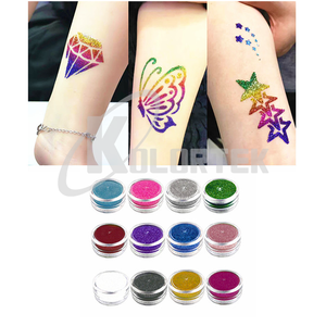 KOLORTEK Safe Non-toxic Cosmetic Grade Glitter Tattoo